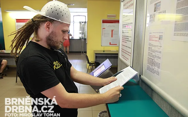 Lukáš Nový na brněnském magistrátu, foto: Brněnská Drbna, Miroslav Toman