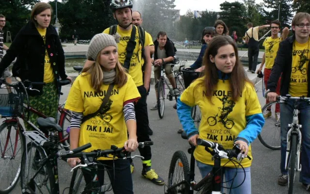 Otevření cyklopruhů na Kounicově ulici, foto: Pavel Jelíne, MotorMIX.cz