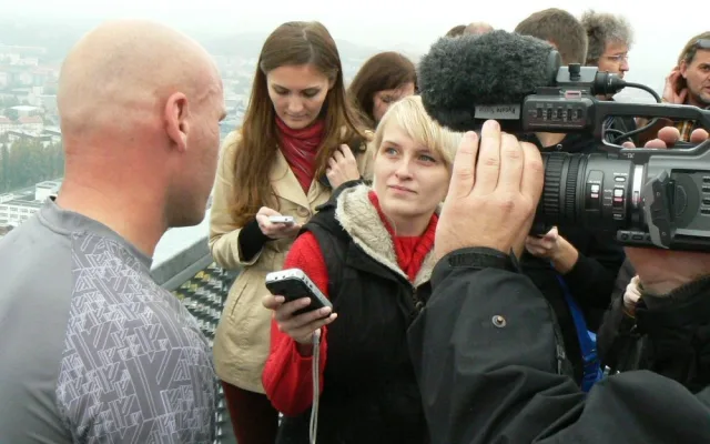 Rekord ve výstupu na jednokolce, foto: Pavel Jelínek, TV Motormix
