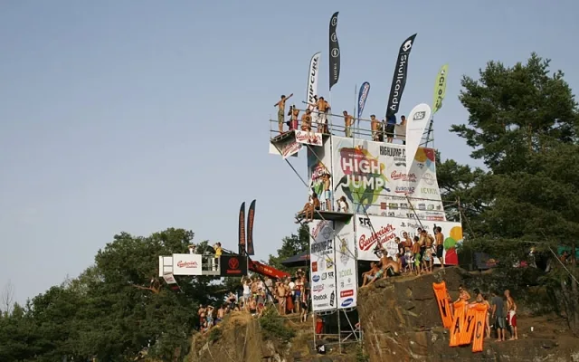 Budweiser Budvar High Jump. Foto Michael Hon