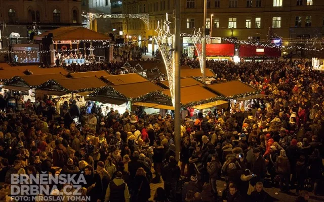 Zahájení brněnských Vánoc přilákalo tisíce brňanů, foto: Brněnská Drbna