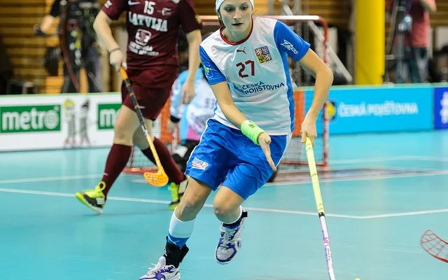 Dominika Šteglová odehrála za reprezentaci svůj jubilejní 50. zápas. Zdroj: WFC2013