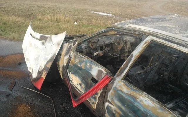 Torzo shořelé felicie, foto: Policie ČR