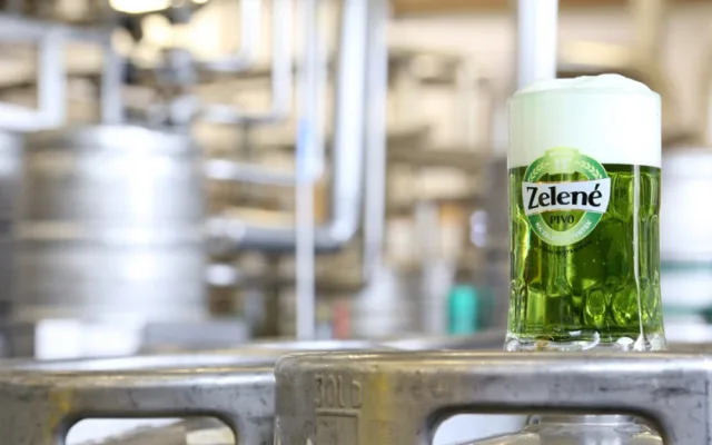 Zelené pivo, foto: Starobrno