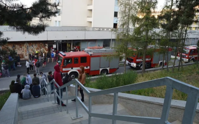 Hasiči likvidovali požár ve Vinařské ulici, foto: hasiči JMK