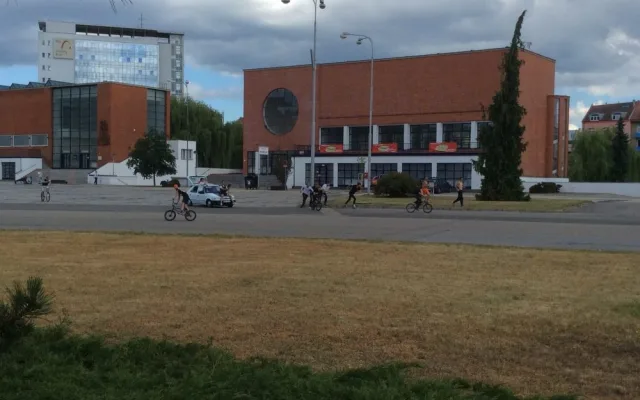 Natáčení běžecké trasy na brněnském výstavišti, foto: Brněnská Drbna, David Zouhar