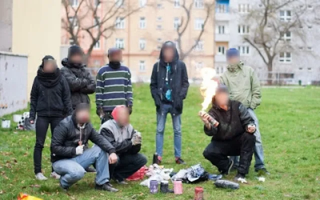 Skupina sprejerů, foto: Policie ČR
