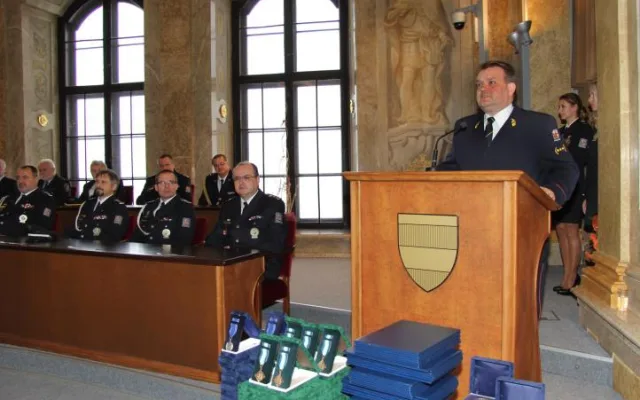 Ředitel jihomoravské policie oceňoval