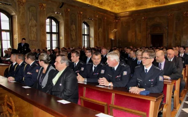 Ředitel jihomoravské policie oceňoval