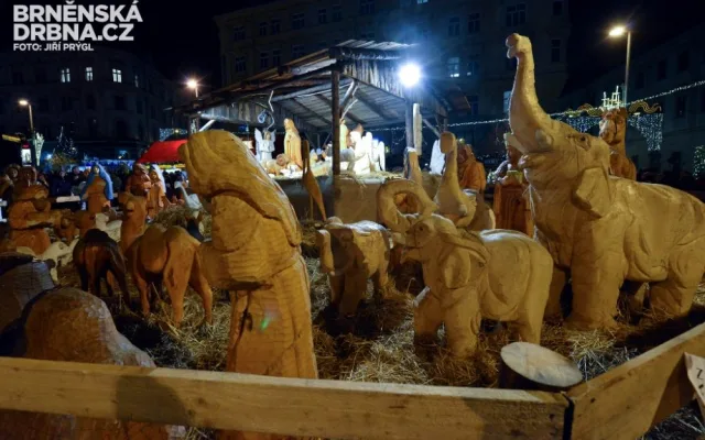 Rozsvícení jedle odstartovalo Brněnské Vánoce, FOTO:  Jiří Prýgl, Brněnská Drbna
