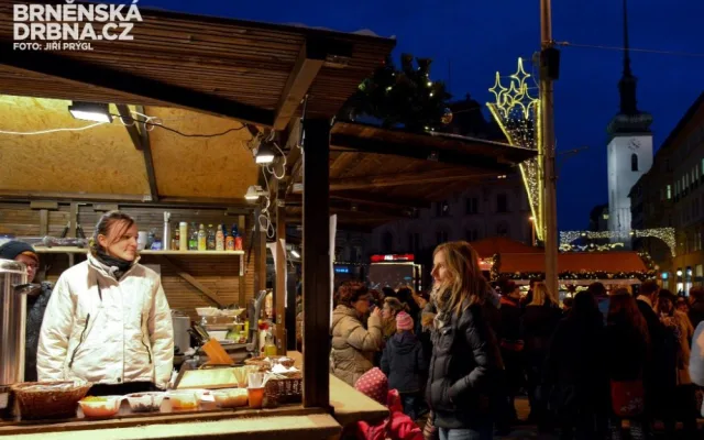 Rozsvícení jedle odstartovalo Brněnské Vánoce, FOTO:  Jiří Prýgl, Brněnská Drbna