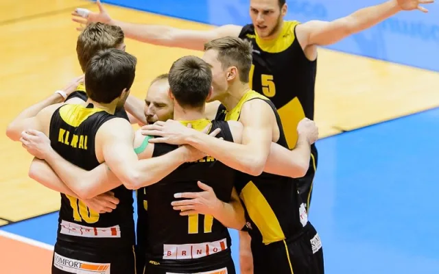 Brněnští volebalisté porazili Karbo Benátky nad Jizerou, Foto: Viktor Šulc, www.viktorio.net.