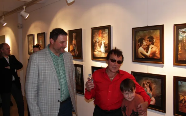 Roman Kalina, Jan Saudek a syn