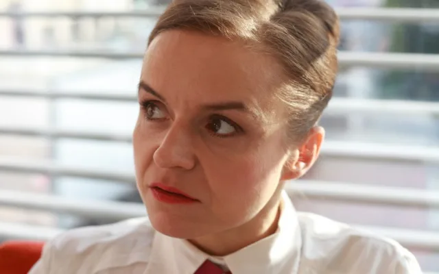 Z natáčení Prezidenta Blaníka