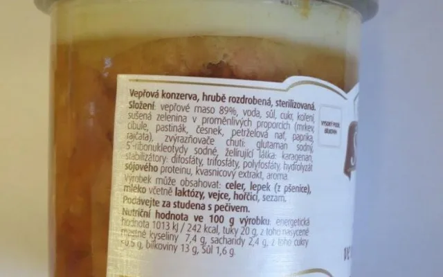 Uvedený podíl masa byl výmysl