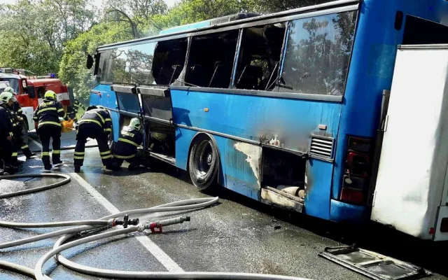autobus fire