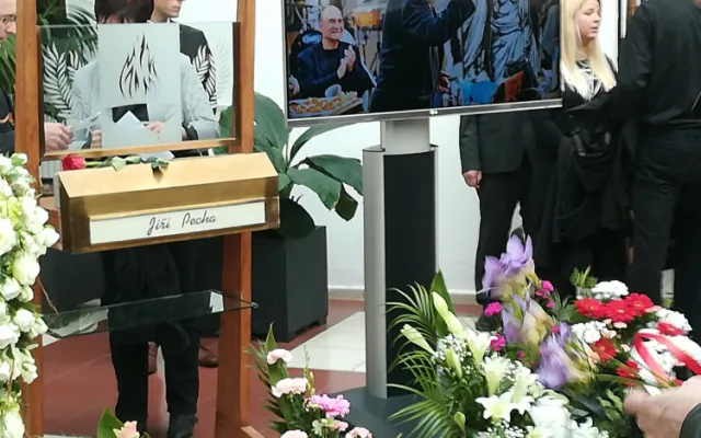 Poslední rozloučení s Jiřím Pechou
