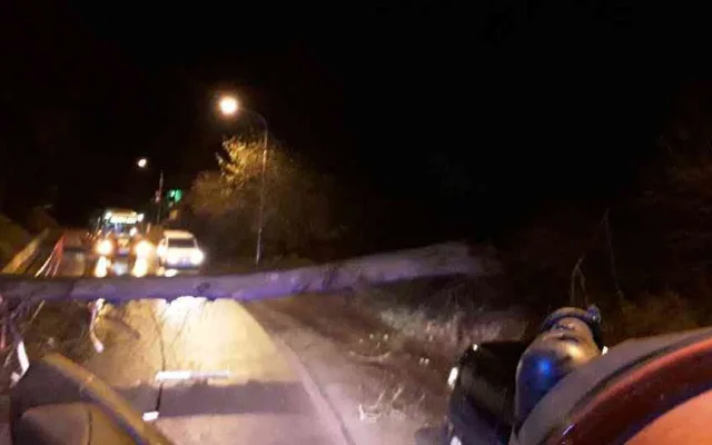 FOTO : Na jižní Moravě jsou tisíce domácností bez elektřiny, silný vítr odnášel i střechy