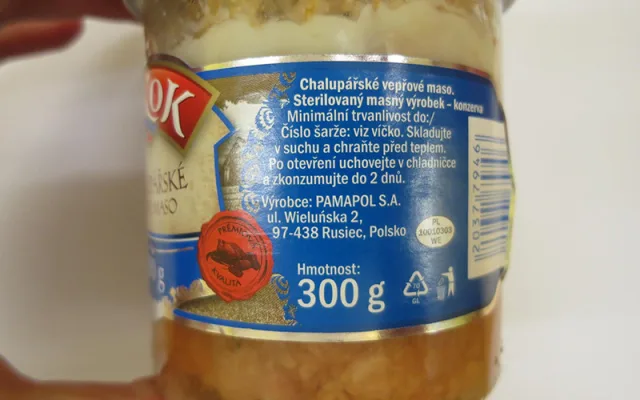 Maso, u kterého inspektoři nalezli menší podíl masa