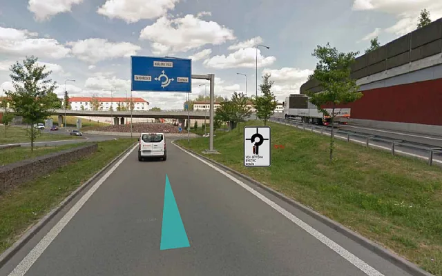 Plán dopravního značení po uzavírce