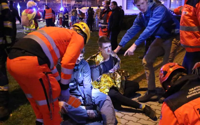 Cvičení na brněnském výstavišti