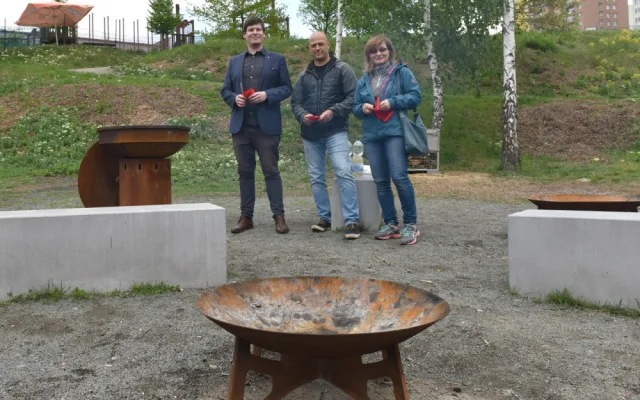 Nové grilovací místo v Novém Lískovci