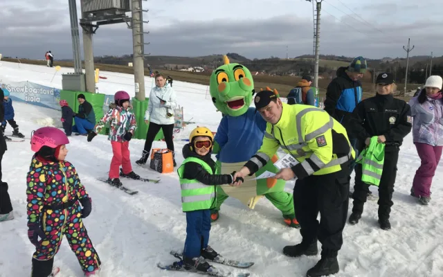 Policisté na svahu