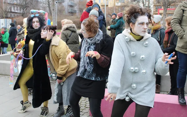 Seskupení psů a jejich paničky