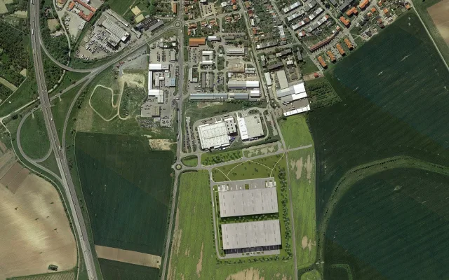Developer plánuje v Hustopečích u dálnice vybudovat průmyslový park o rozloze osm hektarů