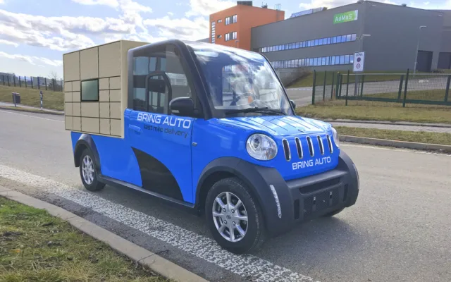 Brněnská firma testuje samořídící rozvážkové auto