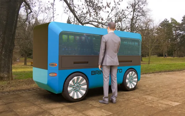 Brněnská firma testuje samořídící rozvážkové auto