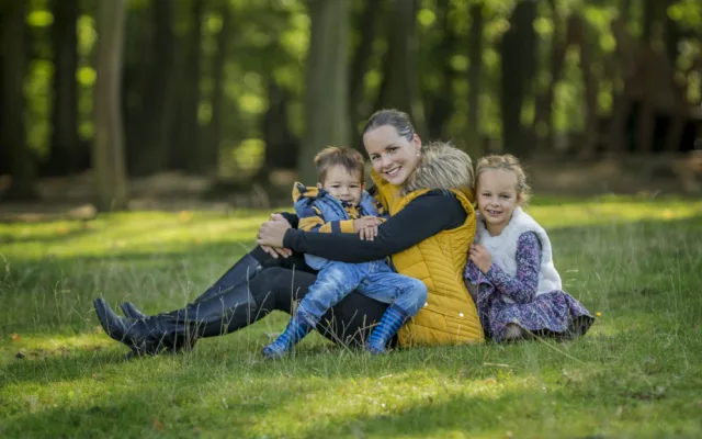 Maminka Lenka s dětmi