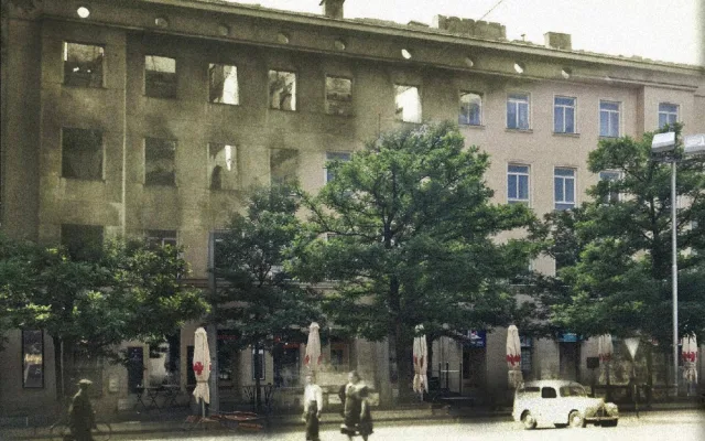 FOTO: Nebe se zatáhlo a město začalo hořet. Přesně před 76 začalo bombardování Brna spojeneckými vojsky