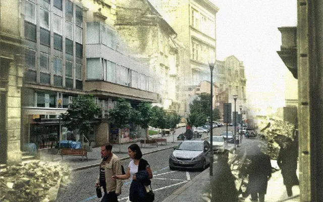 FOTO: Nebe se zatáhlo a město začalo hořet. Přesně před 76 začalo bombardování Brna spojeneckými vojsky