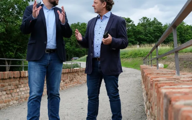 Jiří Nantl se senátorem Rostislavem Koštialem - ganartem pro oblast životního prostředí