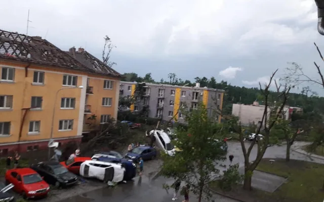 Katastrofa. Svítání ukázalo následky včerejší bouřky v plném rozsahu