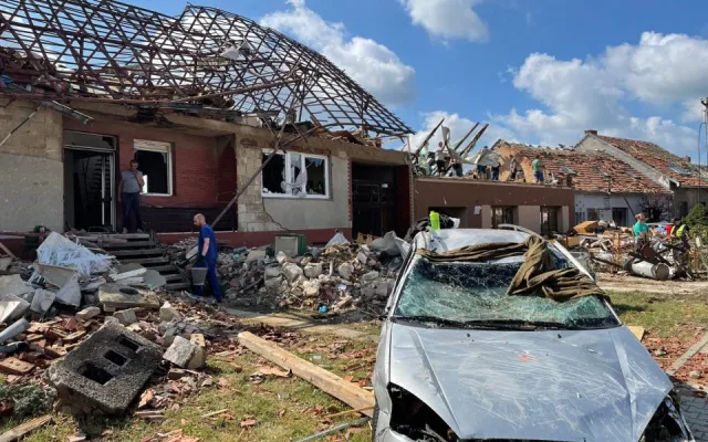 Hlavně, že žijeme. Obyvatelé Lužice na Hodonínsku sčítají škody
