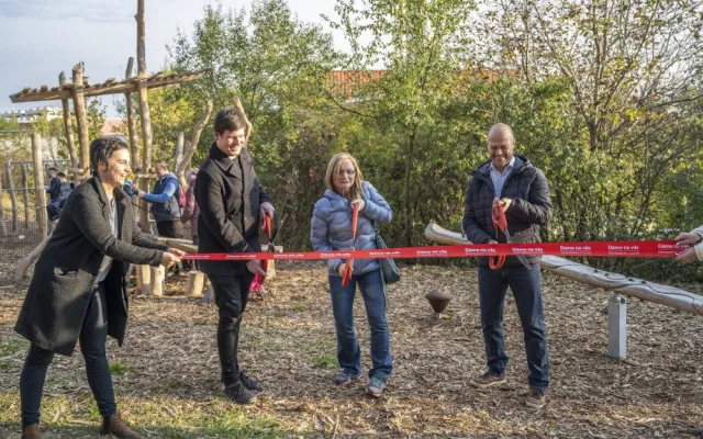 V Novém Lískovci vzniklo workoutové hřiště a BMX dráha díky Dáme na vás