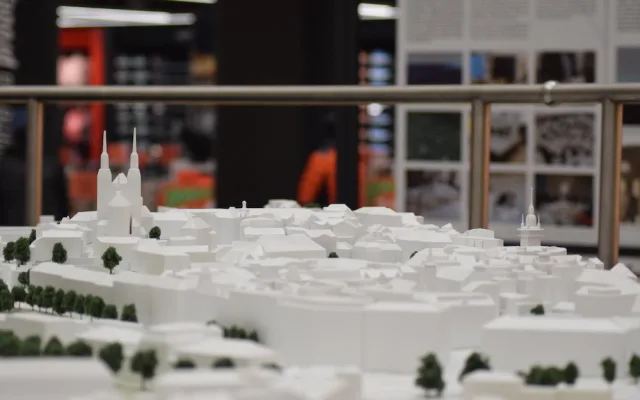 Brno přivezlo od obchoďáku 3D model vysněného vlakového nádraží