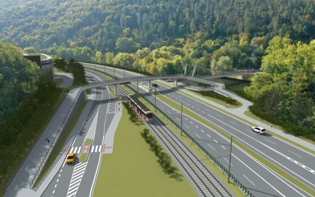 Úleva pro brněnské řidiče. Problematický úsek v Bystrci vyřeší nová křižovatka