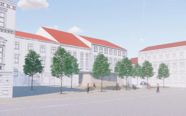 Znojmo chce na historické náměstí stromy, kašnu i stánek s občerstvením