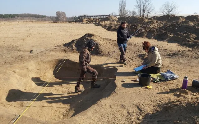 Další nálezy na trase dálnice D55. Archeologové objevili keltskou pec