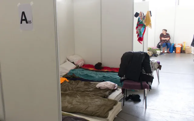 Brněnské výstaviště ubytovalo stovky Ukrajinců