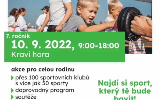 Ten pravý sport budou děti hledat na Dni náborů. Představí se jim přes sto dvacet klubů