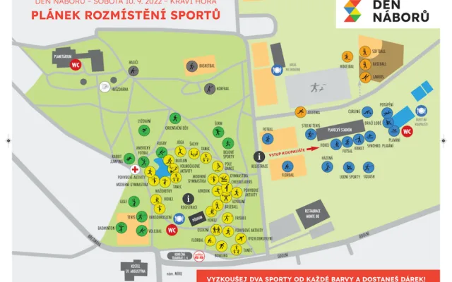 Ten pravý sport budou děti hledat na Dni náborů. Představí se jim přes sto dvacet klubů