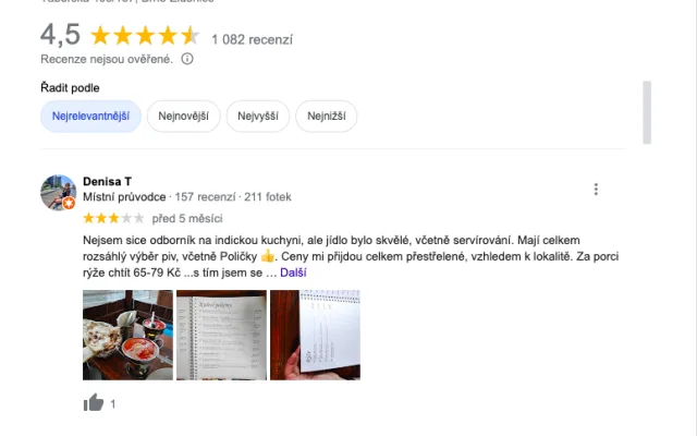 Vyhlášená indická restaurace v Brně byla plná špíny a myších výkalů