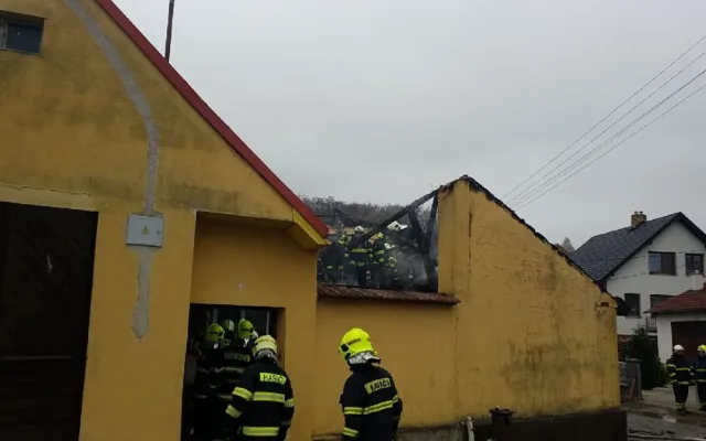 Požár na Blanensku
