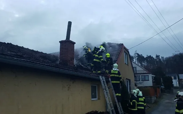 Požár na Blanensku