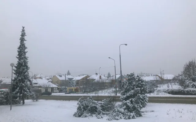 Brno se probudilo do sněhu