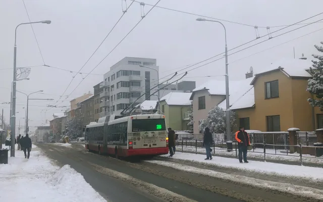 Brno se probudilo do sněhu